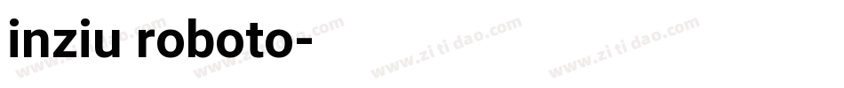 inziu roboto字体转换
